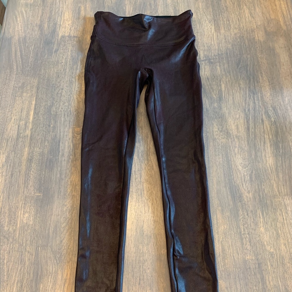 Spanx faux leather leggings